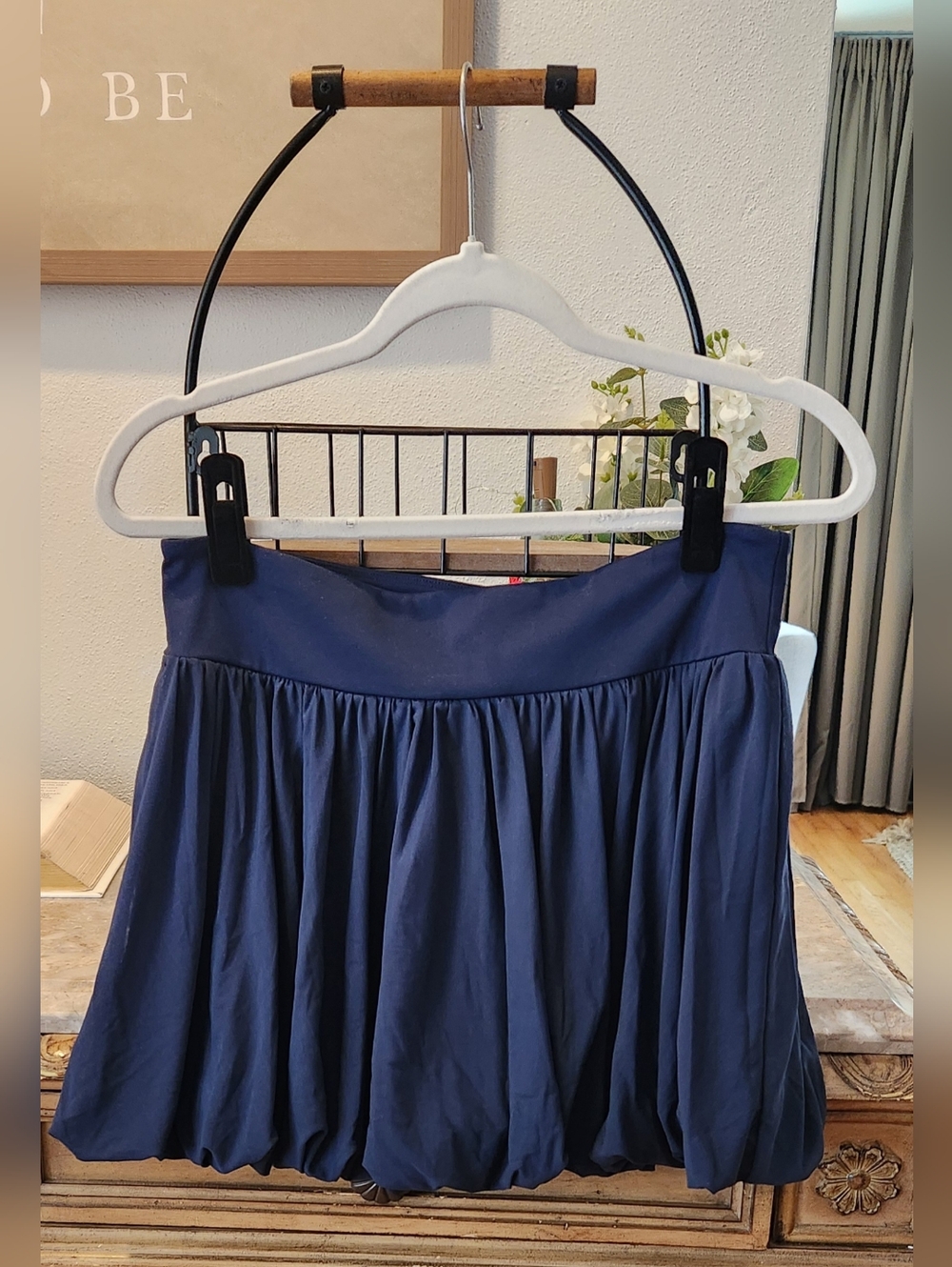 Navy Blue Bubble Skort Size L
